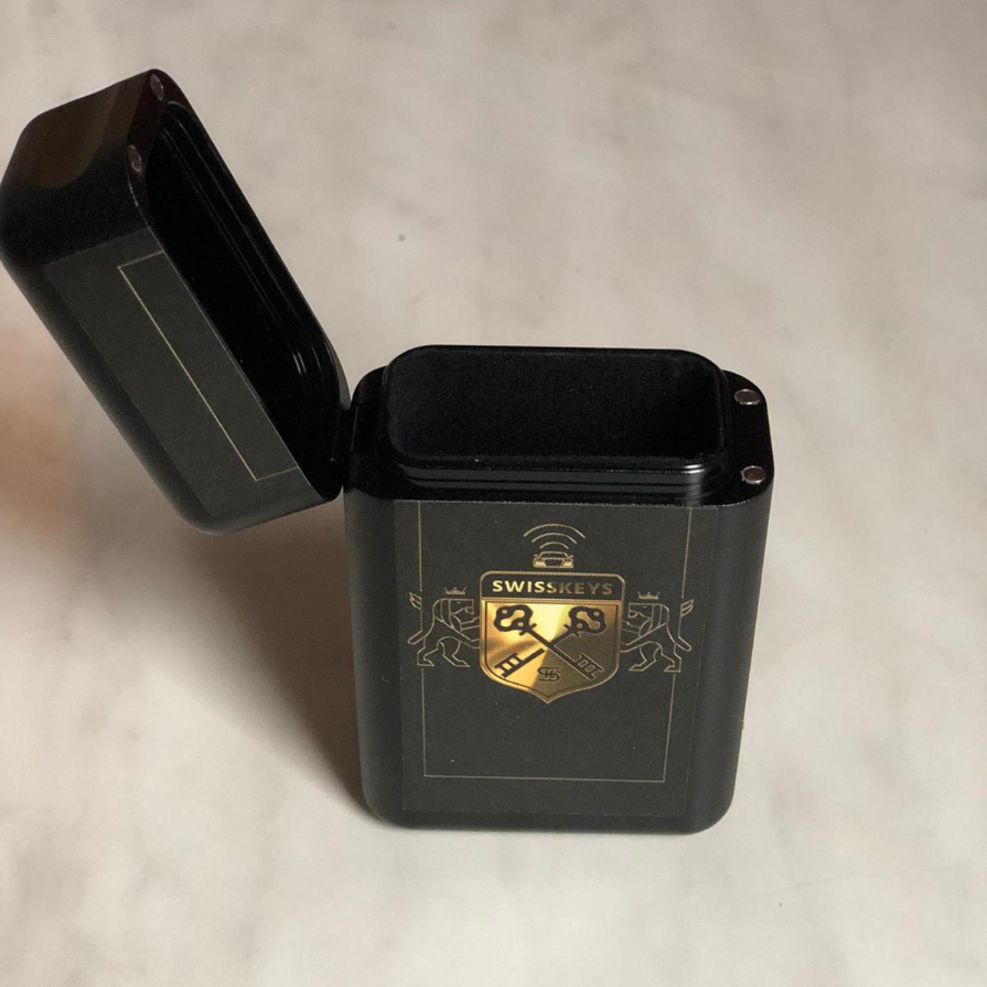 Keyless Go Schutz Aluminiumdose Gold (Swisskeys) – GPS Sender Mini